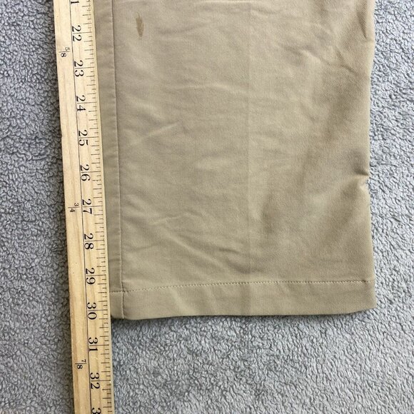 Under Armour Mens 34x32 (Fits 34x30) Khaki Golf Pants Straight Leg Chino FLAWS - Picture 5 of 11